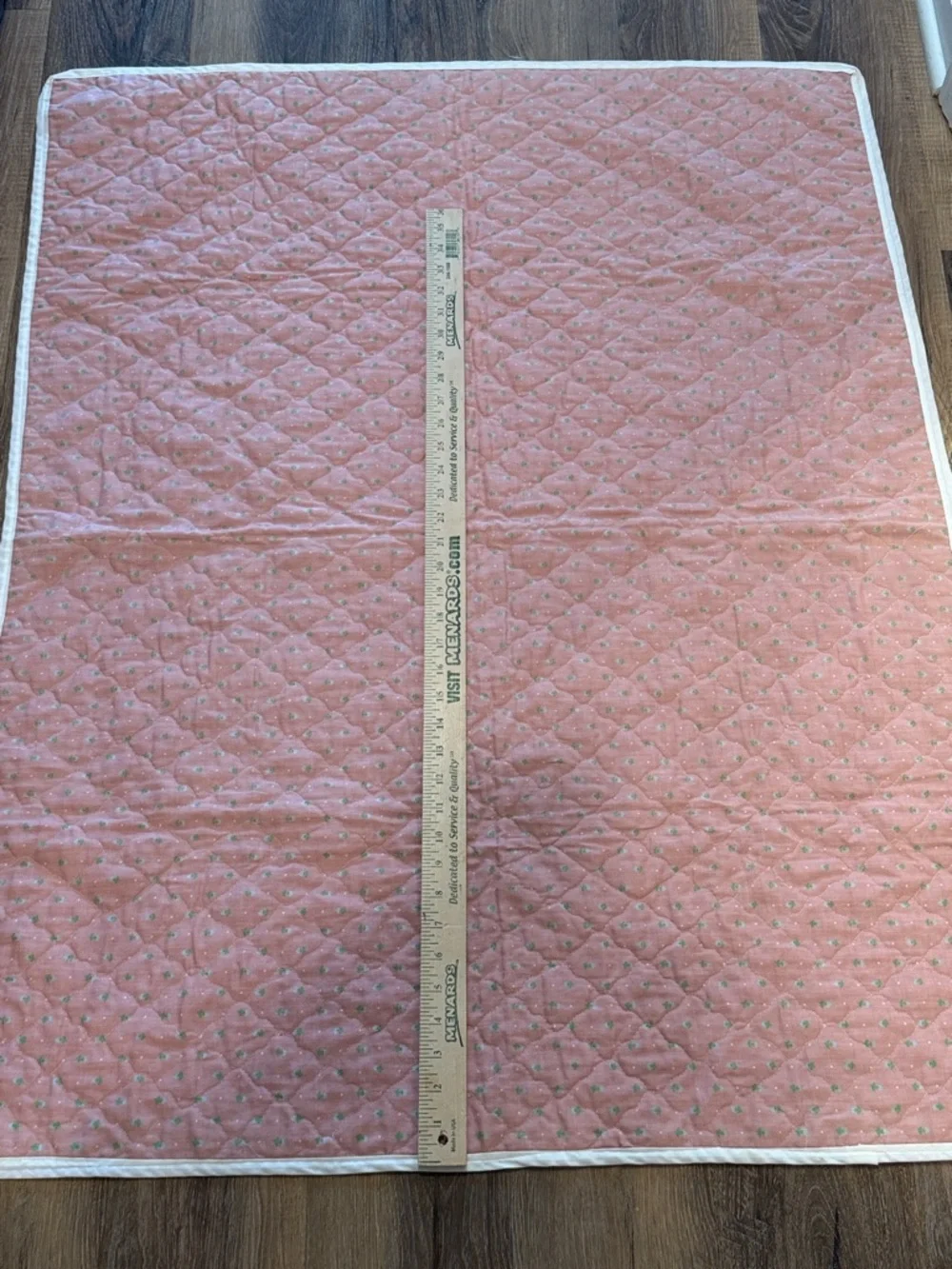 1985 Speigel Fabrics Baby Quilt Fabric Panel Crib Size Pink Kangaroo/Goose/Sheep